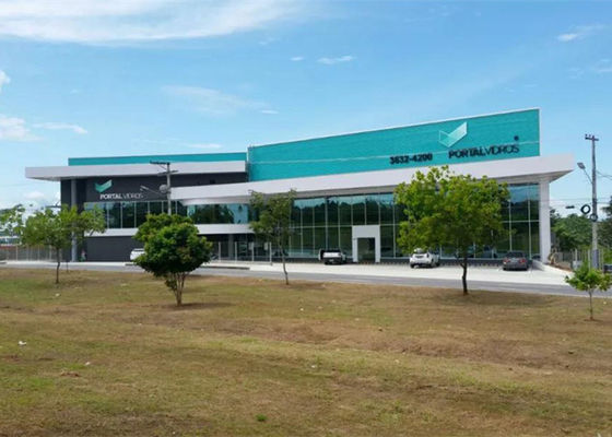 کیفیت  Q355 Steel Frame Commercial Buildings Windproof Steel Structure Exhibition Hall کارخانه