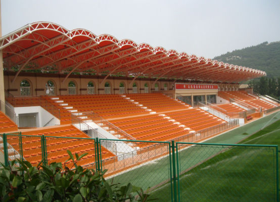 کیفیت  Q355B / Q235B  Customized Steel Space Frame Structure Building Sport Stand کارخانه