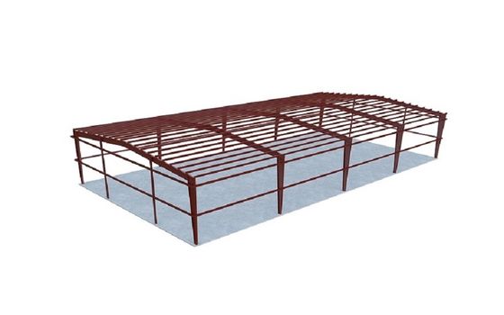 ODM پیش مهندسی سازه فولادی انبار فولاد صنعتی سفارشی ISO9001