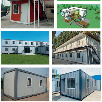 Q235B / Q355B خانه پیش ساخته کانتینری تاشو Reform Steel House