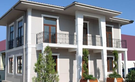 ویلای پیش ساخته خانه پیش ساخته فولادی اسکلت سبک فولادی بادوام