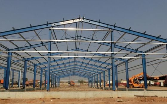 کارگاه سازه های فولادی: کارخانه انبار با کیفیت بالا و قابل تنظیم