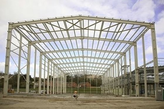 ساختمان فولادی طراحی شده به طور کارآمد با پرلین C / Z-Section Steel Storage