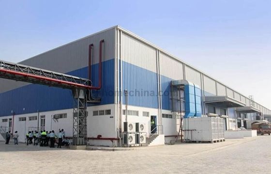 ساختمان فولادی طراحی شده به طور کارآمد با پرلین C / Z-Section Steel Storage