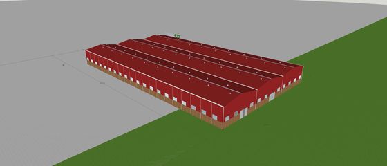 کارخانه ساختمانی فولادی با دقت بالا با دوره ساخت کوتاه