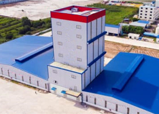 GB استاندارد خم کردن ساختارهای فولادی صنعتی کارگاه ساختمان کارخانه