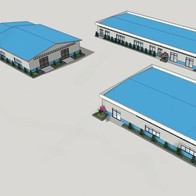 ساخت کارگاه سازه استیل پورتال با عایق بندی اختیاری در دسترس است