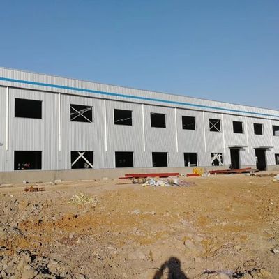 ساختمان فلزی سبک ساختمانی فولادی صنعتی کارگاه ساختمانی