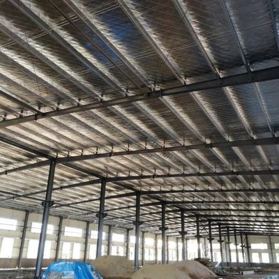 ساختمان کارخانه طراحی مدرن کارگاه ساختمانی فولادی پیش ساخته