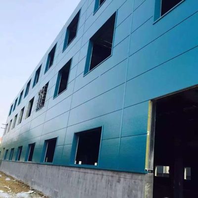 100*200 انبار فولاد نصب سریع کارگاه ساختمان ساختمانی فولاد