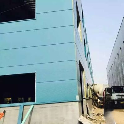 100*200 انبار فولاد نصب سریع کارگاه ساختمان ساختمانی فولاد