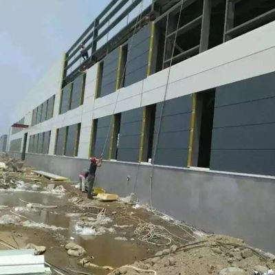 100*200 انبار فولاد نصب سریع کارگاه ساختمان ساختمانی فولاد