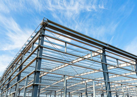 ساختارهای فولادی صنعتی کارگاه ساختمان کارخانه ISO9001 CE