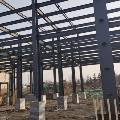 کارگاه ساخت سازه های فولادی سبک با طول کش بزرگ با براق جرثقیل
