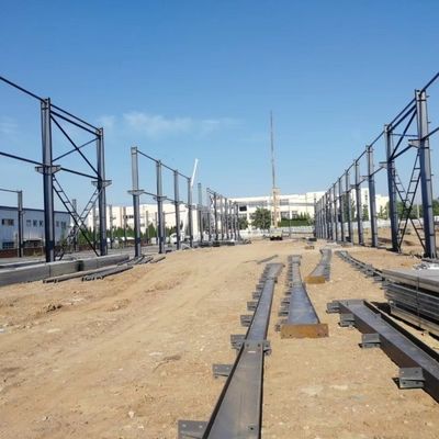 ساختارهای فولادی پیش ساخته کارگاه ساختمان صنعتی