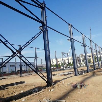 ساختمان ساختمانی فولادی سبک برای کارگاه پیش ساخته