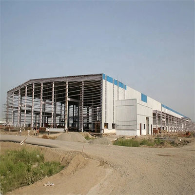 Q355B/ Q235B انبار فلزات فولادی با ستون های بخش H گرم