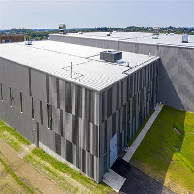 کارخانه فرآوری ذرت فولادی کارگاه اسکلت فولادی سبک پیش ساخته