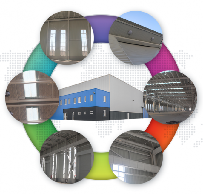 ساختمان ساختمانی فلزی فولاد گودال کارگاه مسکن 0